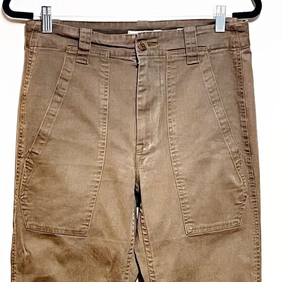 Revolve Vince Military Cotton Ankle Pants Olive Sz 2 30 W - Picture 9 of 9